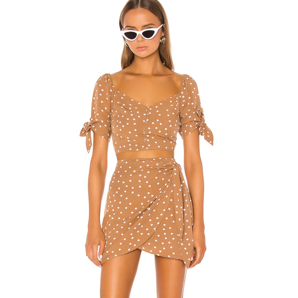 LSPACE Lanie Skirt in Polka Dot Size S